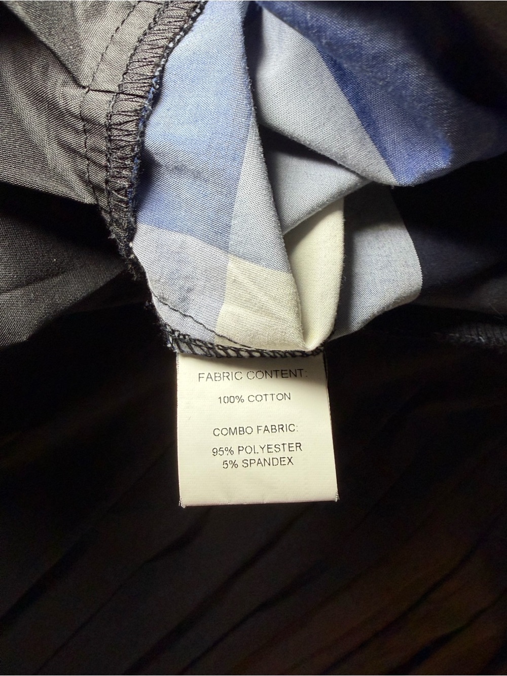 Derek Lam Blue, Black & Gray Striped Shirt‎ - Picture 5 of 8